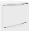 Storage Cabinet White 40 x 48 x 105 cm Engineered Wood