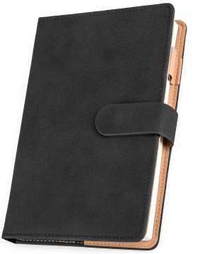 Buckle notebook stationery book thick A5 business notepad work diary simple leather