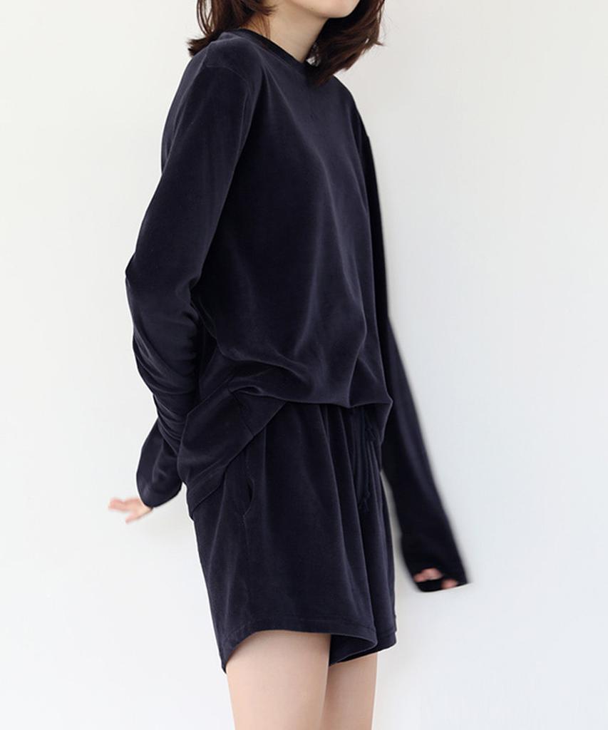 Peulmo Velour Shorts [Navy]