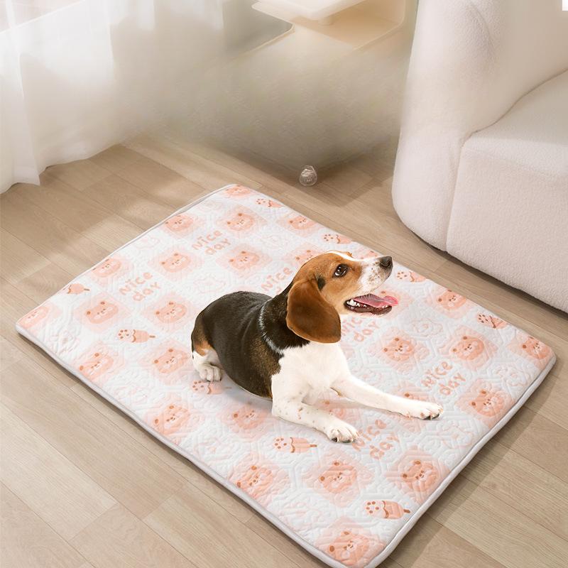Summer Pet Mat  Dog Sleeping Mat  Cool and Comfortable Dog House and Cat Nest  Four-season Universal Non-slip Pet Mat