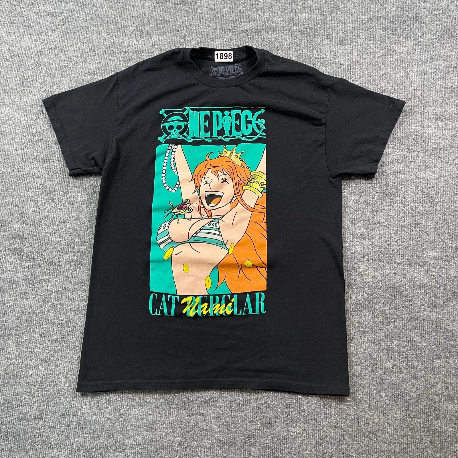 

Ripple-Junction One-Piece Cat-Burglar Nami Anime Manga Shirt Medium 19x26 Black 2XL