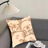 Caybara Cute Cushion Cover Pillowcase Ultra Soft Skin Friendly Fabric Cloud Like Comfort Concealed Zipper