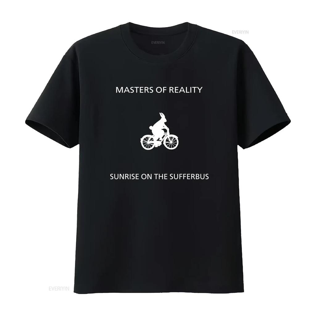 90s Masters of Reality Sunrise on the Sufferbus Vintage T Shirt Print Streetwear Versatile Ca