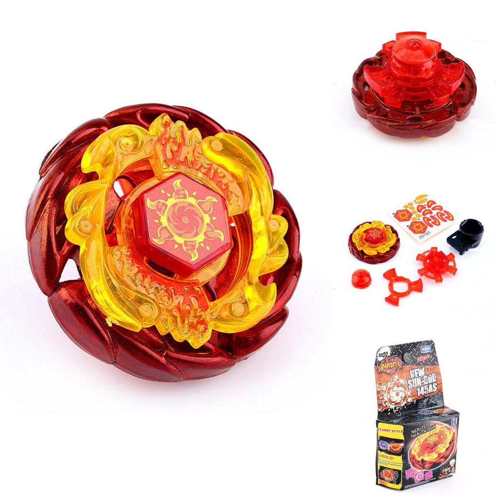 Premium Kwaliteit Beyblade Bb-89 Zonnegod 145as Metaal Fusie Meester Vecht Draaitol