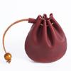 Vintage Genuine Leather Small Coin Purse - Mini Handheld Wallet in First Layer Cowhide