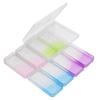 4/7/13Pcs DIY Craft Gradient Diamond Painting Trays Embroidery Beading Plates Beads Sorting Storage Tray Plastic with Stopper