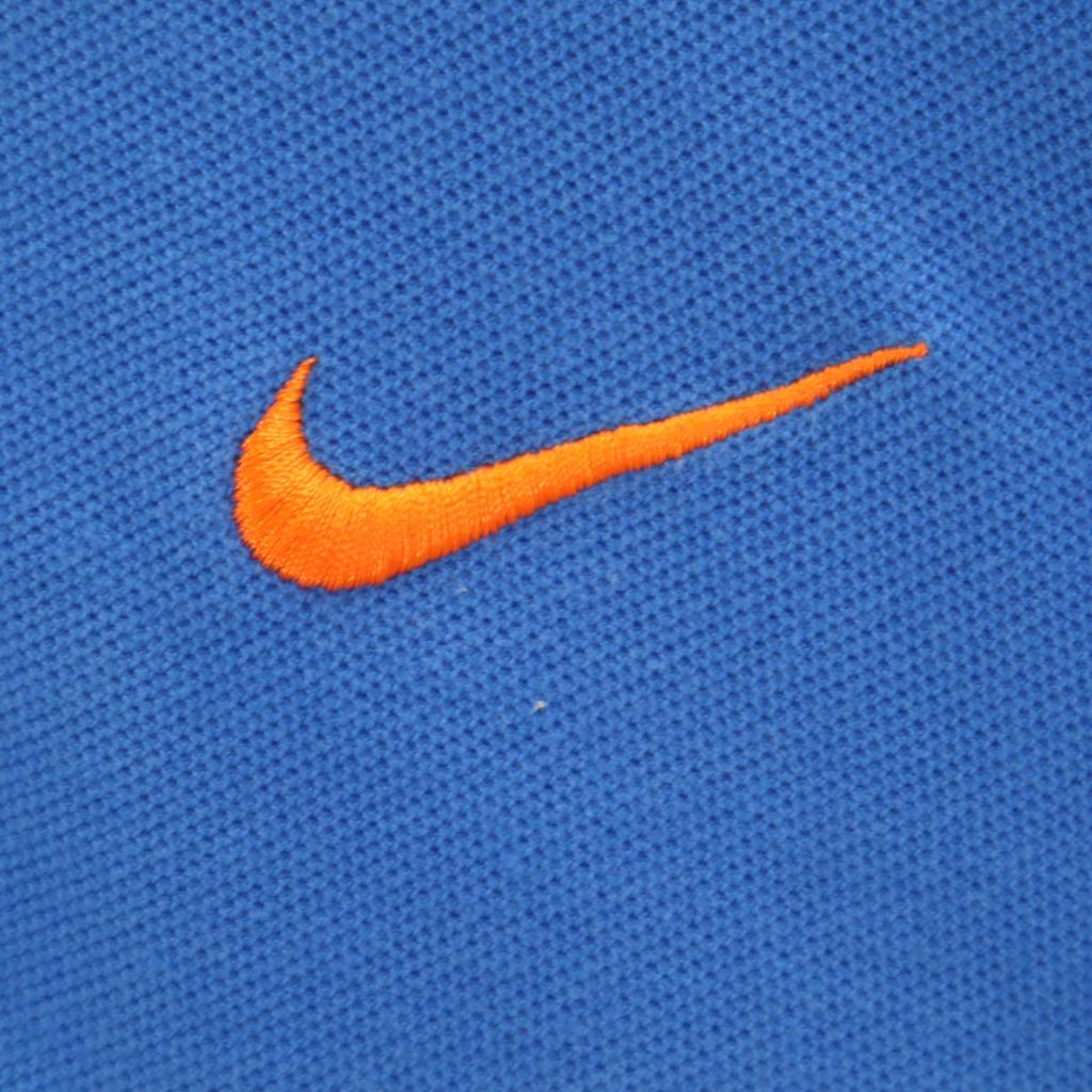 NIKE Short sleeve Polo shirt L blue Men's Used