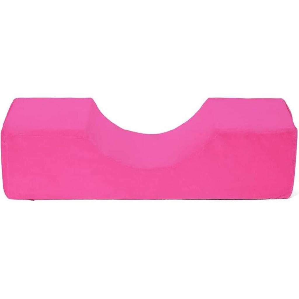 Grafting Eyelashes Soft Memory Foam Pillow with Pocket U Shape Eyelash Extension Pillow Beauty Salon Makeup Tool (Pea Green)