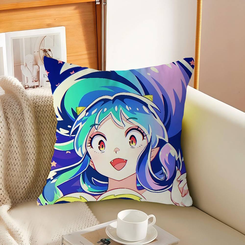 U-Urusei Yatsura Personalized Pillow Dust Cover Bedroom Kids Party Decoration Pillowcase Birthday Children Gift