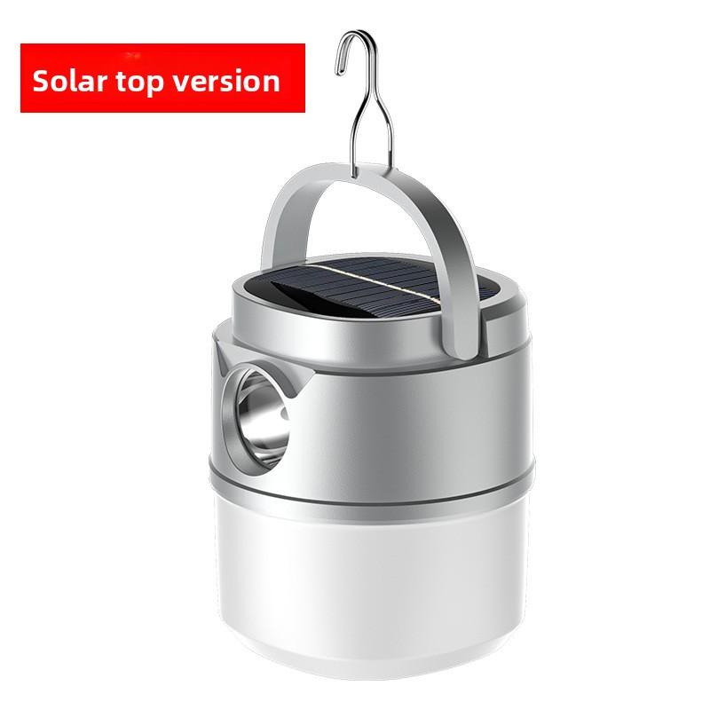 Hanging Outdoor Camping Light LED Solar Charging Portable Tent Night Market Stall Emergency Camping Charging Light