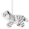 COLORATA White Tiger Plush Mascot (Realistic Wild AnimalWith Chain) Cute Animal Keychain Doll Gift (Twice Tested)