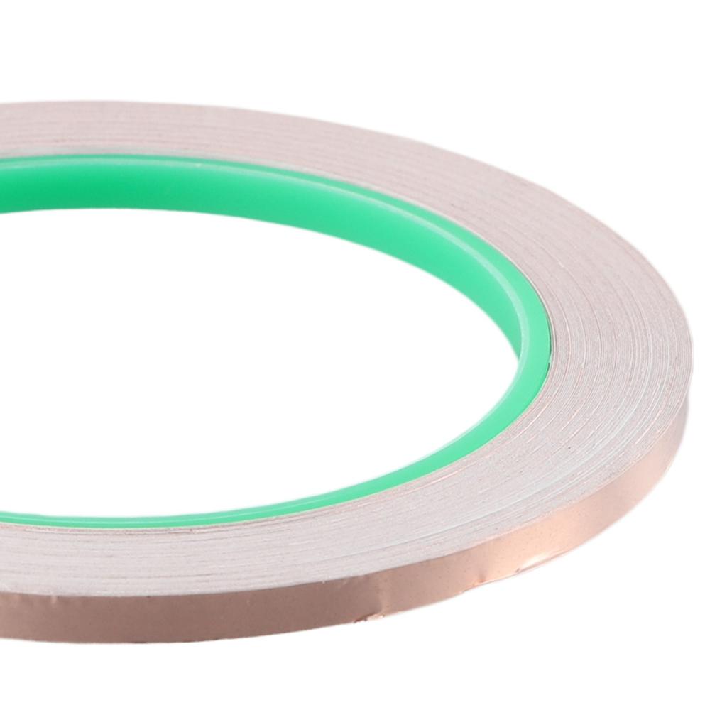 65FT Double Conductive Copper Foil Tape For EMI Shielding Conductive Tape Multipurpose Welding Electrical Repair
