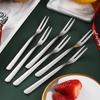 Stainless Steel Two-Tine Fruit Fork Set