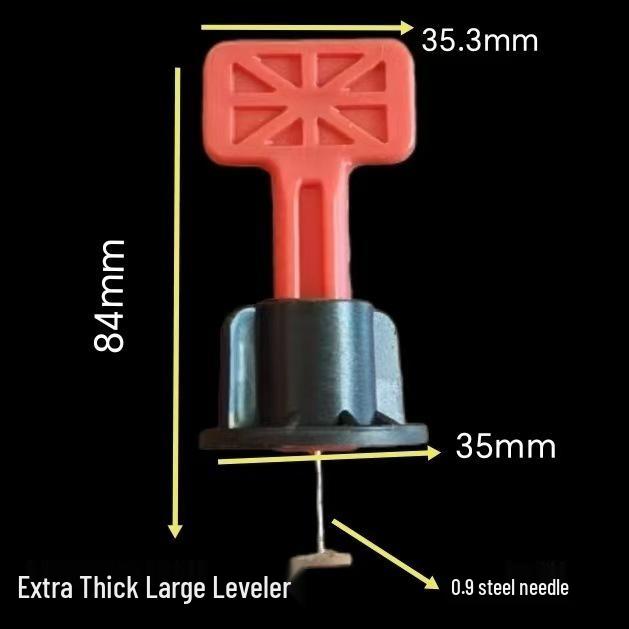 Tile Leveling Tool: Floor Tile Cross Spacer & Positioning Device with Steel Needle