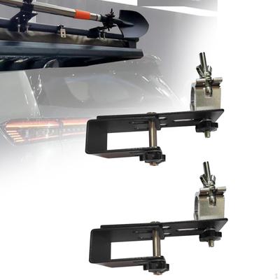 2 Pieces Car Tent Crossbar Bracket Engineer Tool Holder Multipurpose Premium Fastening Brackets
