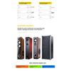 2PCS 3 Way 350W Professional Speaker Frequency Divider KTV Stage Home Theater 3 Unit High Power Audio Crossover Filters Hi-Fi