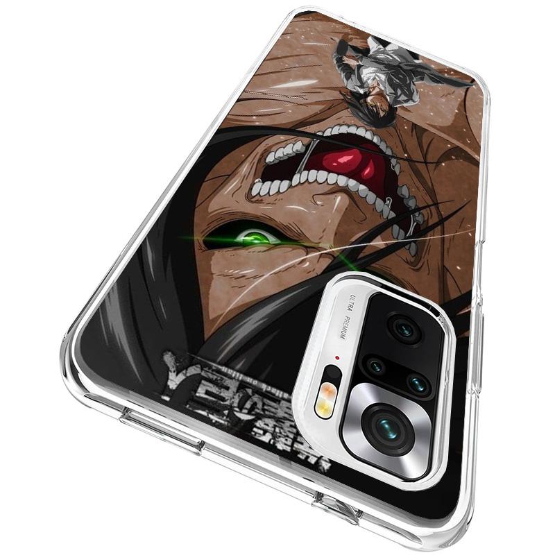 Attack Eren Cover Phone Case For Xiaomi Poco F7 Ultra X7 X6 X5 Pro M7 Redmi 15C 15 13C 13 12C 12 10C 10 9A 9C 9T 9 Shell Poco F7