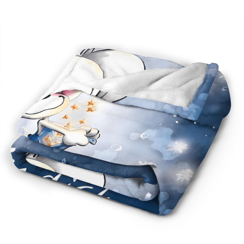 Soft Blanket Picnic Cartoon Diddl Happy Birthday Bedding Throws Flannel Bedspread For Couch Chair Sofa Bed Funny Sofa Bed Cover