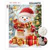 Christmas Pearl Painting Art Snowman Gift Box Art Painting Kit Handmade Diy Home Decoration Painting