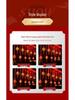 LED Red Lantern String Lights for Spring Festival & New Year Outdoor Balcony Decoration