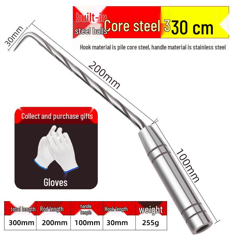 Stainless Steel Rebar Hook Tie Wire Tool for Workers