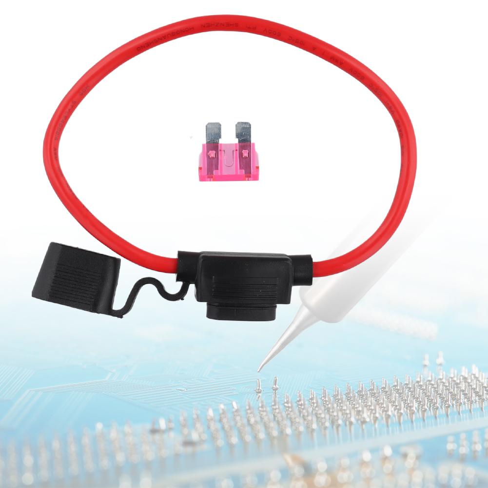 10 AWG Inline Fuse Holder with 5/20/30/40/50 A ATC Blade Fuses Waterproof Car Blade Fuse for Car Truck Boat Motorcycle Fuse Holders1