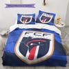 Logo della nazionale di calcio di Capo Verde Modello Biancheria da letto Decorazione per la casa Regalo di compleanno (1 * copripiumino + 2 * federa, senza nucleo),merchandising per fan.