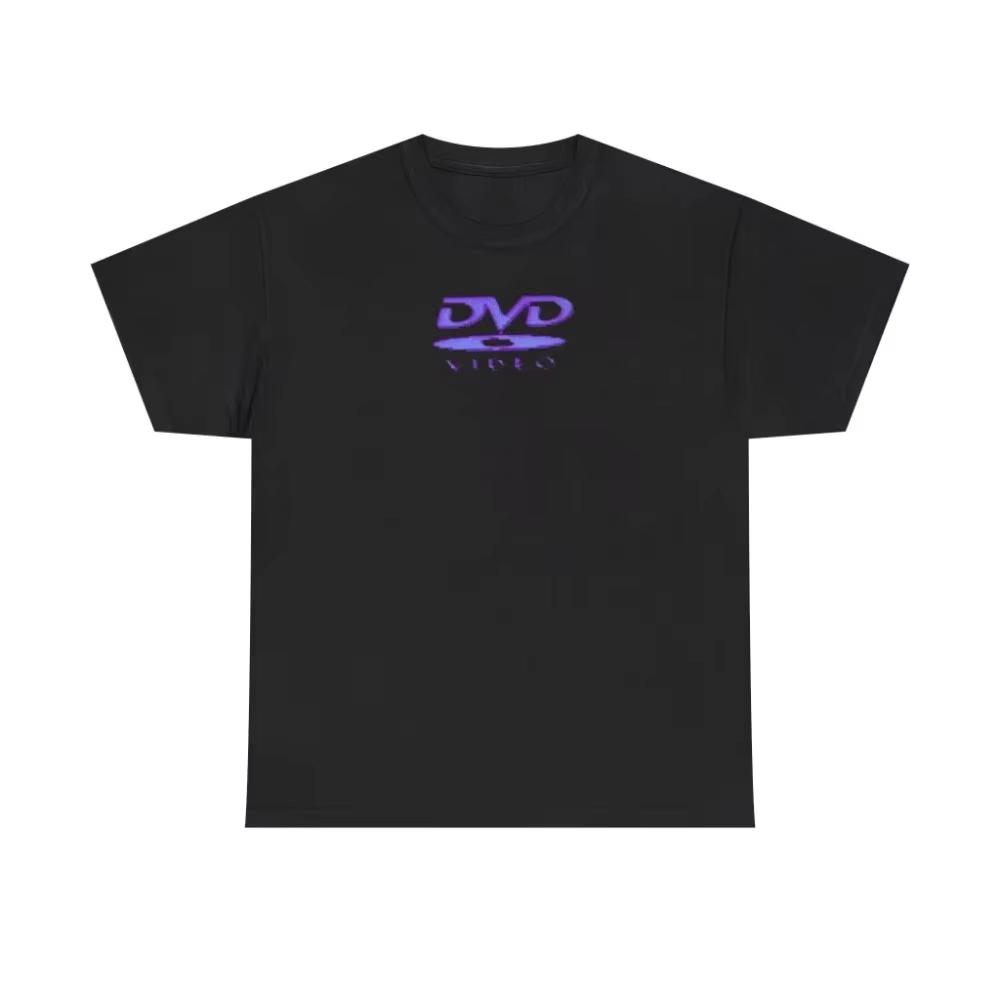 Funny Retro Graphic DVD VIDEO Logo Print TShirt Unisexs Clothing Women Casual Streetwear Style Top 2026 Summer New T Shirt