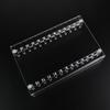 Clear Acrylic CDs Holder, Desktop Organizers Rack for 12 Standard CDs Case, Slip Resistant Base
