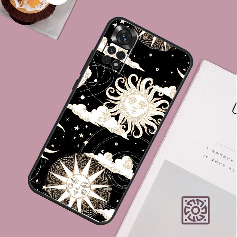 

Чехол Солнце и Луна для Xiaomi Redmi Note 14 13 12 11 10 15 Pro Plus Redmi 15 13 13C 10C 12C 14C 15C Redmi 15 4G