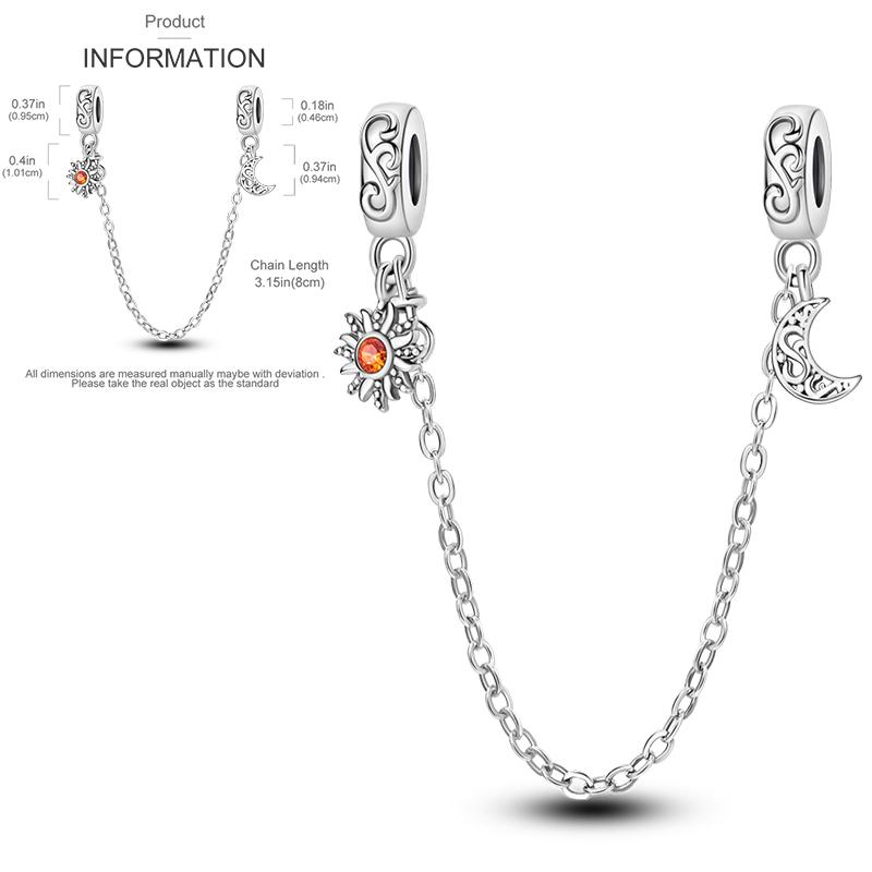 Charms Bead Copper Starlit Sky Moon Sun Earth Universe Charm Fit Bangle Bracelet Necklace Diy Jewelry