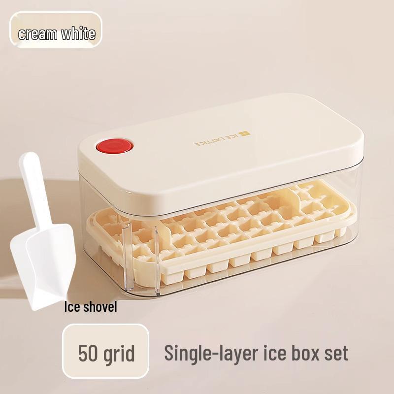 

Силиконовый лоток для кубиков льда большой вместимости - Милый, пищевой, мягкий и прочный