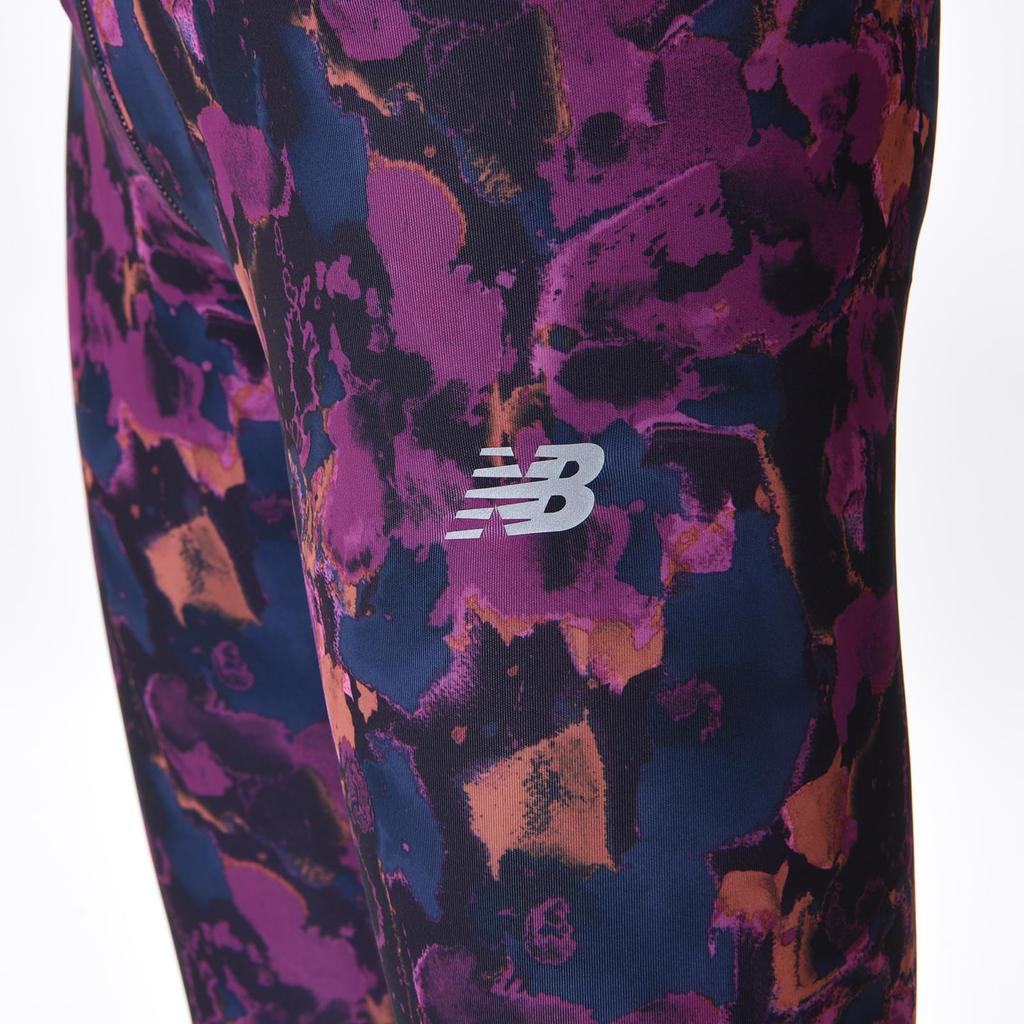Sports Tights 5K Print Tights WP33204 CRN L [New Balance] Women's (Currant)
