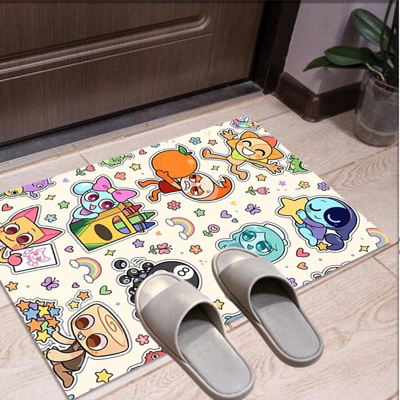 Dandy's World Pattern Rug, Indoor/Outdoor Mat, for Picnic, Gameroom, Bedroom, Office, Living Room, Home Decor Carpet, Birthday Gift