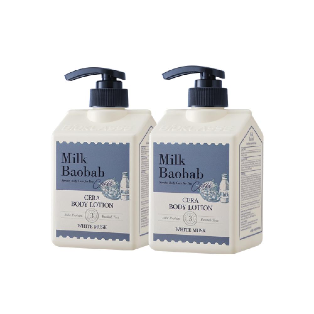 Milkbaobab  6 Ароматов  Лосьон для тела Sera 600 мл Набор из 2 шт. White soap