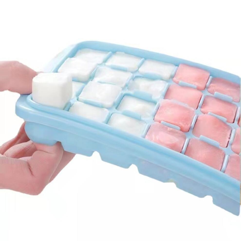 Ice cube tray with lid ice cube mold silicone ice cube maker