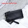 Portefeuille Pochette en Cuir de Vache Grande Capacité pour Femme avec Rangement pour Téléphone