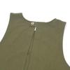 Seersucker Washer Pintuck [Kusuguru Japan] Apron, Apron, K103-13, Khaki, M-L