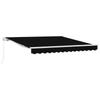 Retractable Awning Black 300 X 250 X 165 Cm