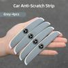 4PCS Car Door Scratch Protector Stickers Bumper Anti-collision Strip For Mercedes Benz AMG W204 W203 W211 W212 W213 W205 W201 FYZAB1