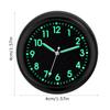 Mini Quartz Watch for Car,analog Watch for Car Dashboard,glow In the Dark Car Dashboard