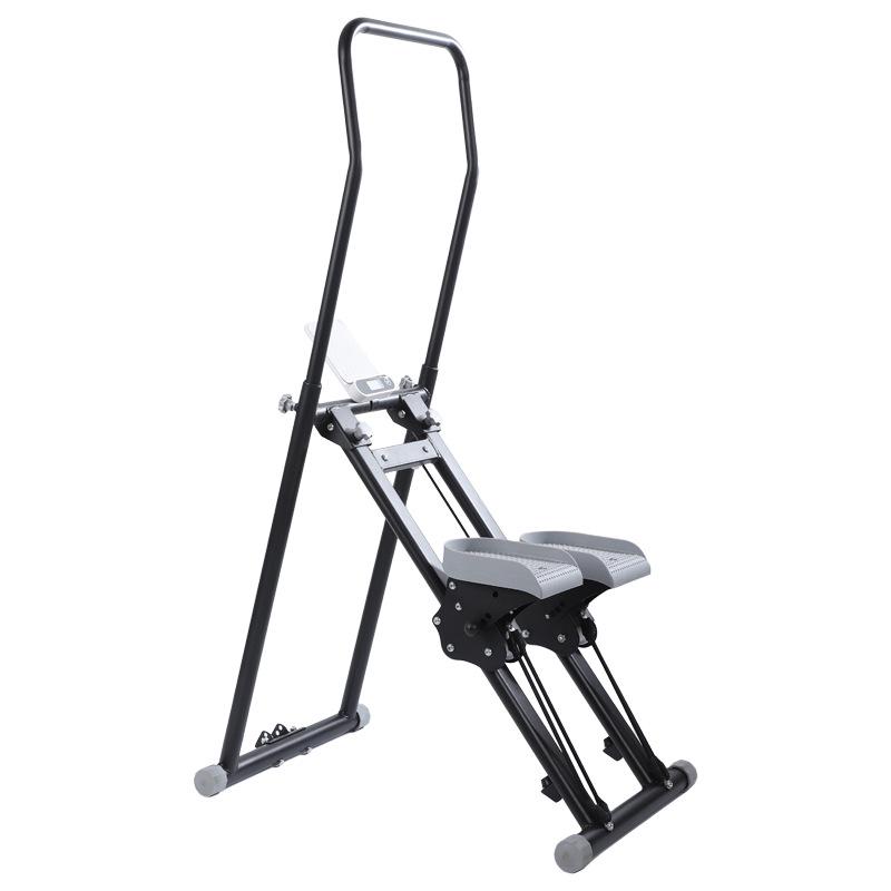 Foldable Home Stair Climber Stepper: Multi-Function Fitness Twist Waist Machine