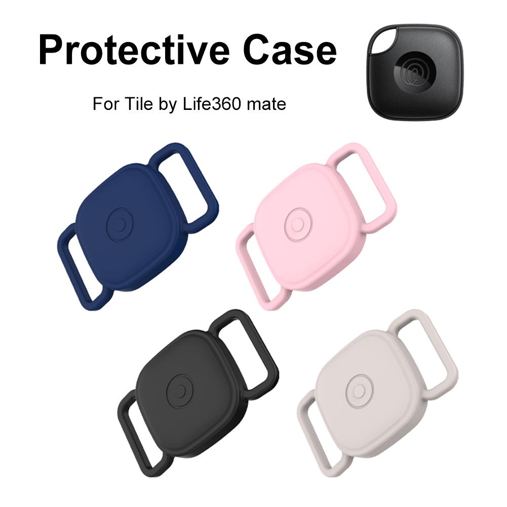 Husă din silicon pentru Tile By Life360 Mate Smart Tracer Cover Husă Tracker Câine Pisică Husă de protecție Manșon pentru zgarda de câine pisică pentru animale de companie