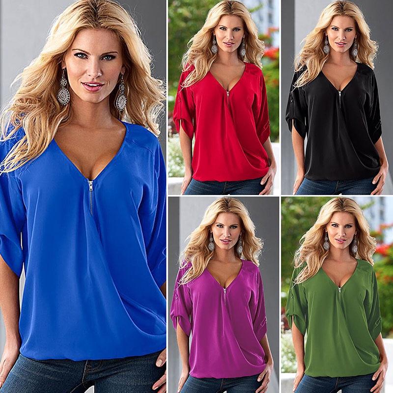 Stylish Plus Size Women Summer Chiffon Tank Top T-shirt Perfect For Casual Outings