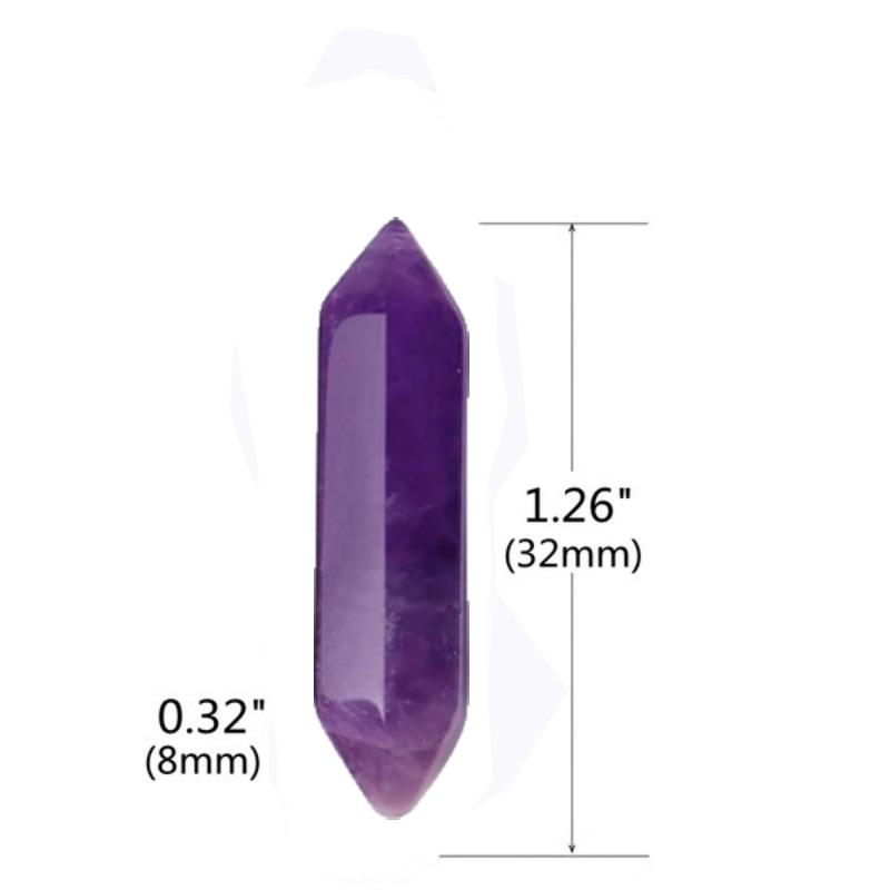 Amazonita Ponta Dupla Coluna Hexagonal Gema Semipreciosa Polida