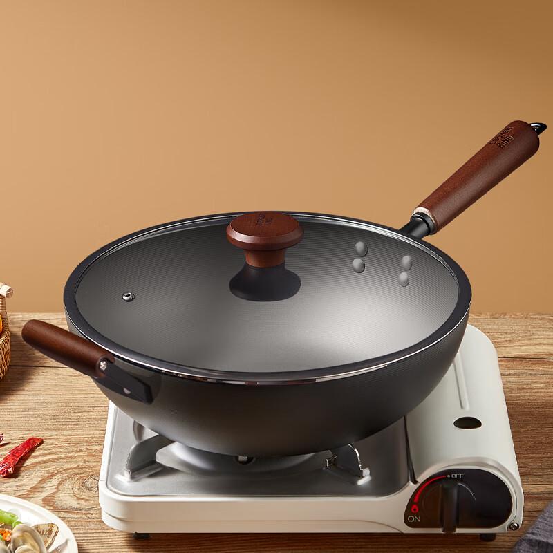 COOKER KING 34cm Fine Iron Wok