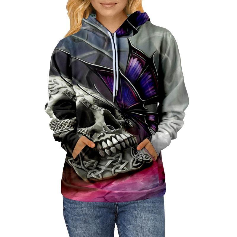 Spring Autumn 3D Printed Sportswear Women's Trendy Personalized Hoodie Hoodies & Sweatshirts (women’s)
