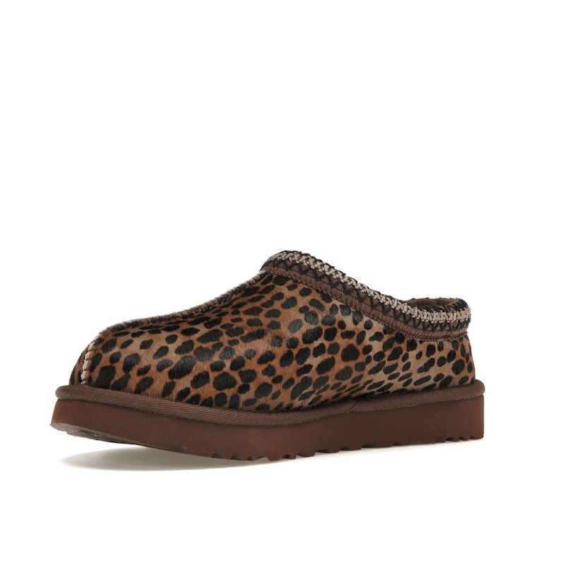 UGG  Tasman Caspian Slipper Burnt Cedar Cheetah Women Sneakers Brown 1158350-BCDR