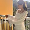 2025 Korean Sexy Slimming Tummy Control High-Waist Three-Piece Swimsuit with Long Sleeve Cover-Up