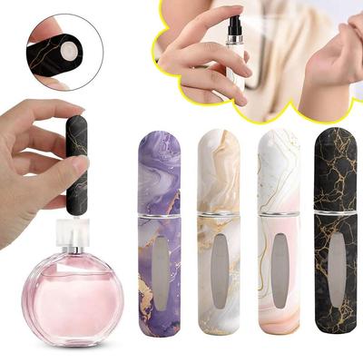 5ml Mini Perfume Bottle Leak-proof Empty Cosmetic Containers Portable Spray Rotating Bottle  Travel